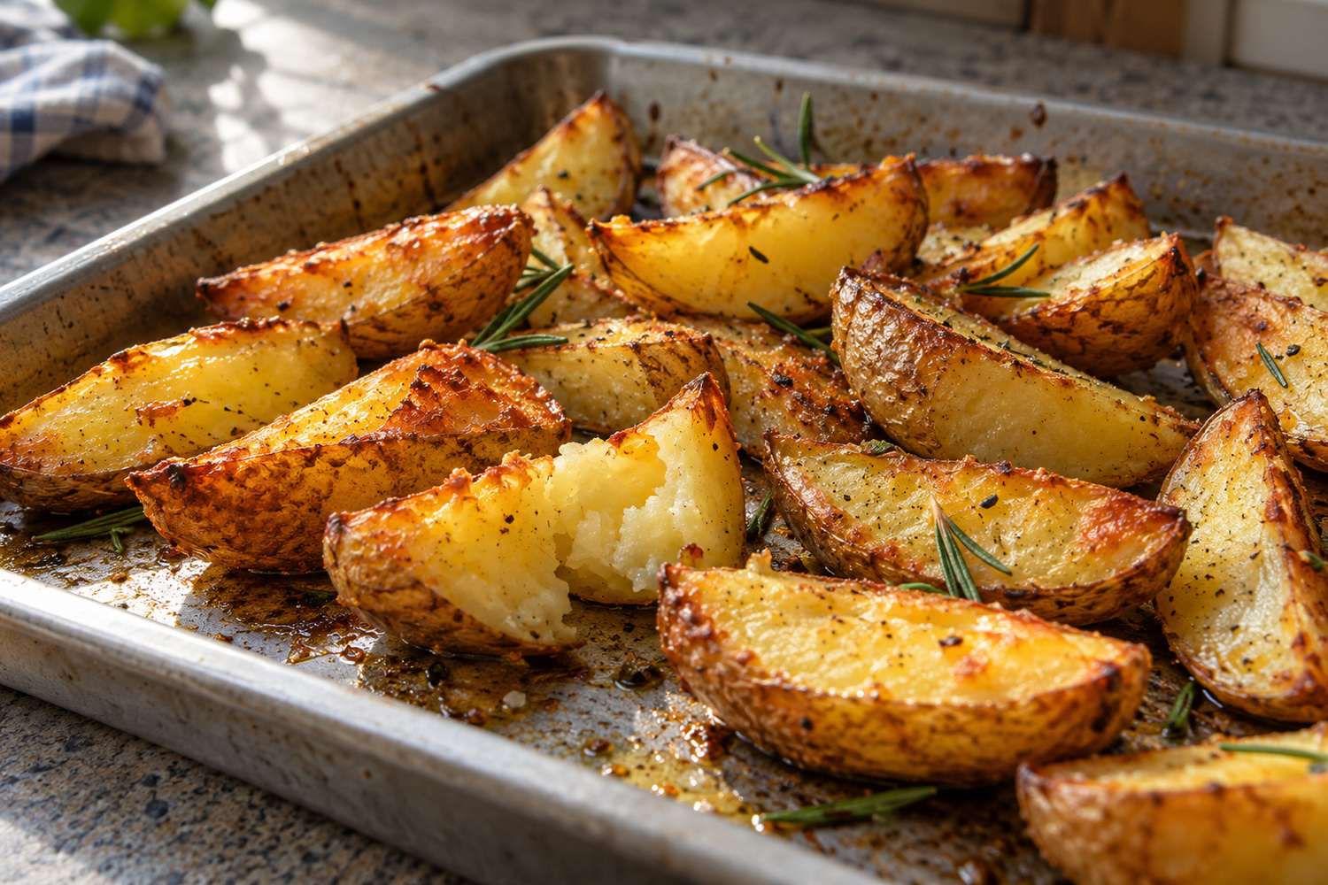 Come cucinare le patate al forno croccanti senza friggerle