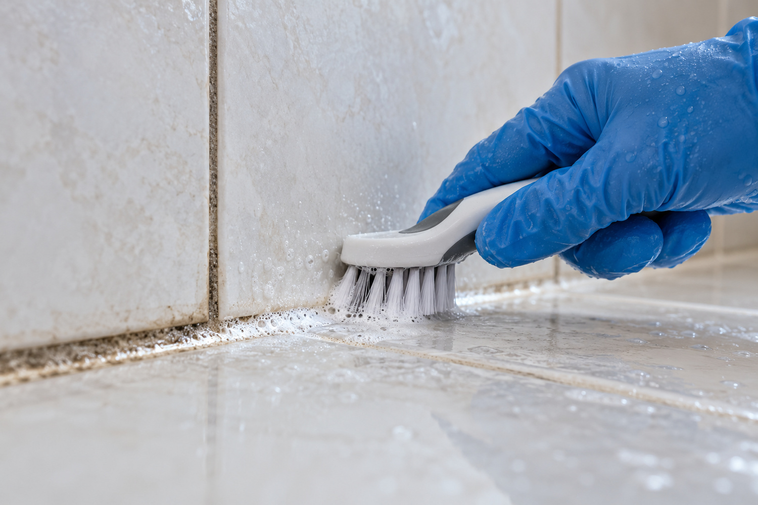 Come pulire le fughe delle piastrelle del bagno