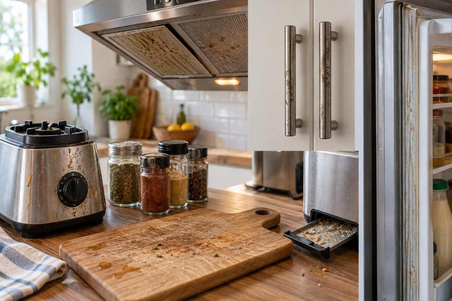 I sette oggetti della cucina che dimentichiamo troppo spesso di pulire